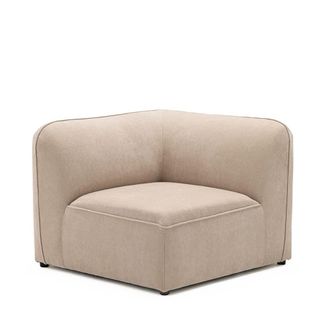 DRAWER &Aacute;ngulo reversible para sof&aacute; modular de tela - Beige