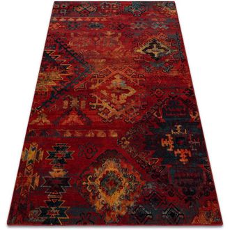 RugsX Alfombra De Lana Polonia Bali Oriental, &Eacute;tnico Rub&iacute; Red 200x300 Cm