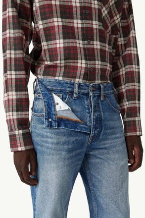 Maison Margiela Medium-Wash Denim Jeans - Blue