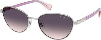 Ralph Lauren RA4150 900136 Womens Sunglasses Silver Size 55