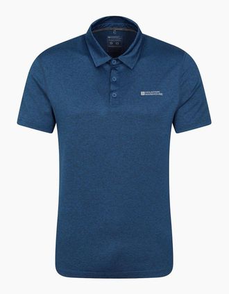 Mountain Warehouse Mens Mountain Warehouse Mens Deuce IsoCool Polo Shirt - Navy - Size: 36