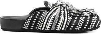 Amambaih Slippers bicolore - Nero