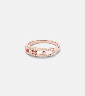 Messika Anillo Baby Move de oro rosa de 18 ct con diamantes