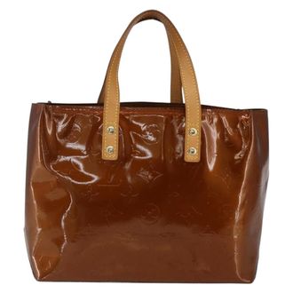 Louis Vuitton Reade Monogram Vernis Brown Patent_Leather Handbag (Pre-Owned)