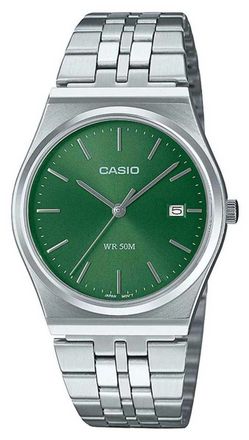 Casio Collection Unisexs Silver Watch MTP-B145D-3AVEF Stainless Steel - One Size