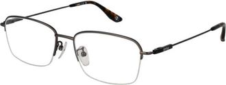 BMW Zwarte Titanium Rechthoekige Optische Monturen - Heren - Brillen - Zwart - ONE Size - Accessoires