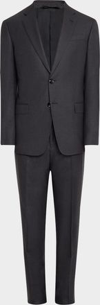 Giorgio Armani Mne & apos;s Basic Wool Two-Piece Suit