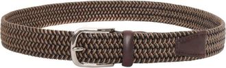 Orciani Range Elast Riem - Heren - Riemen - Bruin - 110 CM - Katoen - Accessoires