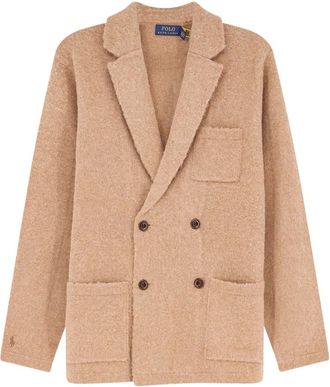 Polo Ralph Lauren Blazer in Maglia Doppiopetto - - Jackets - Uomo - Beige - XL