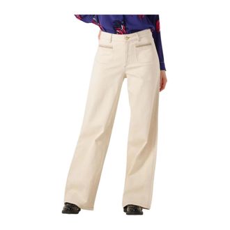 Mos Mosh MOS Mosh, Dames, Jeans, Beige, Maat: W29