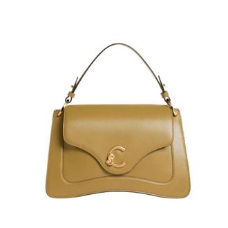 Coccinelle Leather cross body bag shoulder bag C-Me Calf Handbag Seagrass khaki