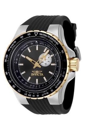 Invicta 49732 Aviator Watch in Gunmetal/Gold at Nordstrom Rack