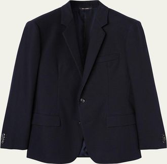 Loro Piana Mens Cotton-Wool Modern Fit Suit
