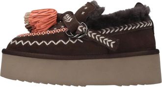 Elena Iachi Mi-02 Loafer - Dames - Loafers - Bruin - 38 EU - Su&egrave;de - Schoenen