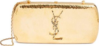Saint Laurent Metal Evening Clutch in Gold at Nordstrom