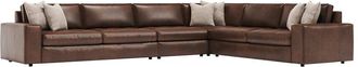 Bernhardt Nest 4Pc Leather Sectional