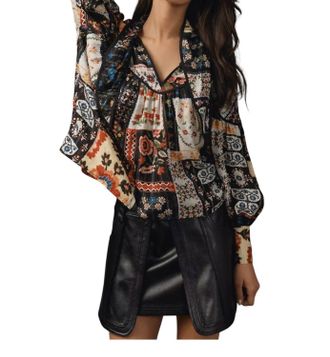Hunter Bell Celeste Blouse In Black