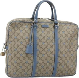 Gucci Pre-owned Handbags, female, Beige, Size: ONE SIZE Pre-owned Plastic Handbag