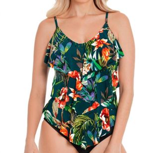Magic Suit By Miraclesuit Rita Triple Tiered Tankini Top In Blue