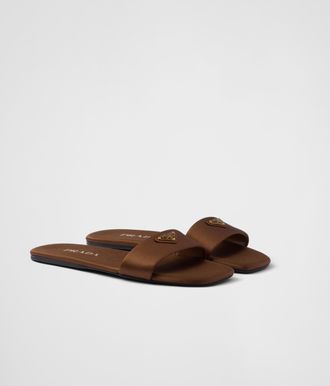 Prada Satin slides