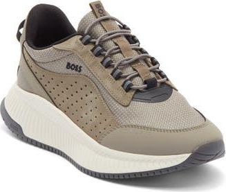 BOSS TTNM EVO Runn Sneaker in Beige/Khaki at Nordstrom Rack, Size 9Us / 8Uk