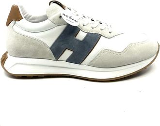Hogan H601 Sneakers - Heren - Sneakers - Grijs - 43 EU - Leer - Schoenen