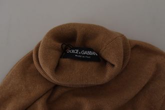 Dolce & Gabbana Mens Cashmere Turtleneck Beige