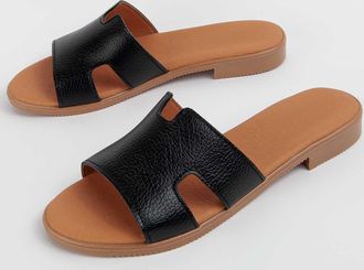 Purapiel Sandaal Hacca2 Zwart