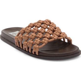 Dolce Vita Galossa Knotted Slide Sandal in Toffee at Nordstrom Rack, Size 8.5