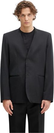 Maison Margiela Enkelrijssluiting Blazer - Heren - Blazers - Zwart - M - Wol - Jassen