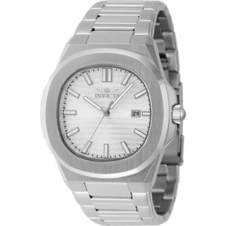 Invicta Speedway Quartz Silver Dial Mens Watch 48318