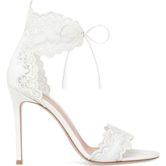 Gianvito Rossi Evie Sandal Sandals in White at Nordstrom, Size 37.5