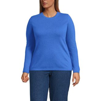 Lands End Cashmere Sweater in Mute Cobalt Blue at Nordstrom, Size 3X