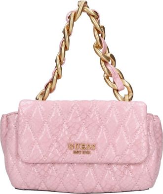 Guess Faux Leren Tas - Dames - Schoudertassen - Roze - ONE Size - Leer - Tassen