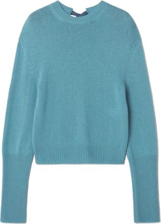 Lanvin Cashmere Knit Sweater With Gros-Grain Knot Detail