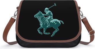Generic Polo1 Horse Fashion Womens Crossbody Bags Novelty Handbag Shoulder Bag Purse