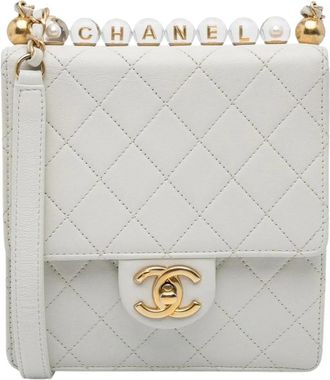 Chanel Borsa Pre-owned Mini Chic Pearls Crossbody - - Pre-owned - Donna - Bianco - ONE SIZE