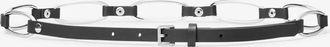 Michael Kors Chain Link Leather Belt