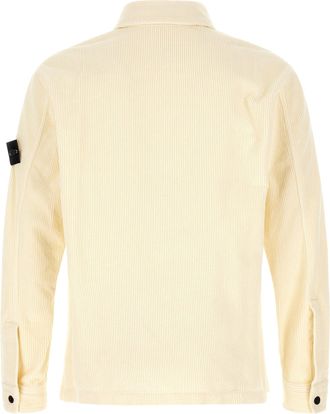 Stone Island Corduroy Overshirt - Ivory