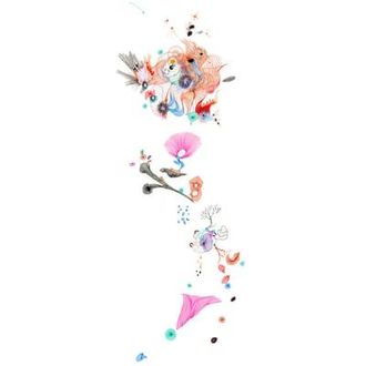 Domestic Wallpaper Wallpapers - Multicoloured - Intisse paper - Designer Florence Manlik