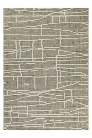 Wecon Home Alfombra tejida a mano crema 300x400