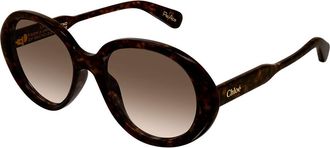 Chloé CH0221S 002 Womens Sunglasses Tortoiseshell Size 55