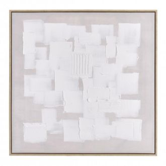 Decorspace Quadro Texture Dipinto A Mano Su Tela, Cornice In Mdf