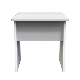 Welcome Furniture Calgary Ready Assembled Stool in White Matt - Welcome Furniture | TJ Hughes