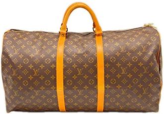 Louis Vuitton Pre-owned Monogram Boston Bag - unisex - Vintage Weekendtas - Bruin - ONE Size - Leer - Vintage