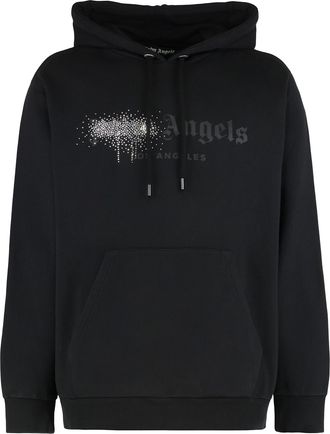 Palm Angels Hooded Cotton Sweatshirt