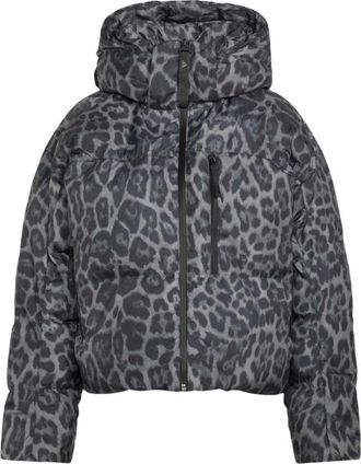 adidas by Stella McCartney Korte Puf Jas - Dames - Outdoorjassen - Grijs - M - Polyester - Fitness