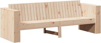 vidaXL Garden Sofa Brown 185.5 x 60 x 62 cm Solid Pine Wood vidaXL