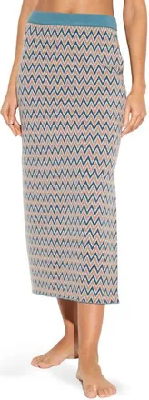 Spiritual Gangster Mystic Trail Winona Midi Skirt in Amethyst/multi at Nordstrom, Size X-Small
