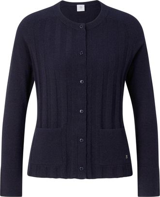 Bogner Tanja virgin wool cashmere cardigan for women - Navy blue - 34